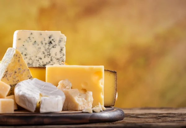 Delicious cheese on the table — Stock Photo, Image