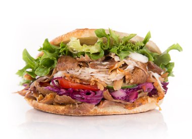 kebap sandviç yakın çekim