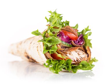 kebap sandviç yakın çekim