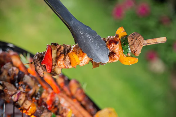 美味しい串焼きグリル. — ストック写真