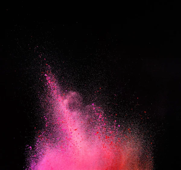 Freeze motion of colored dust explosion. — Stock Photo, Image