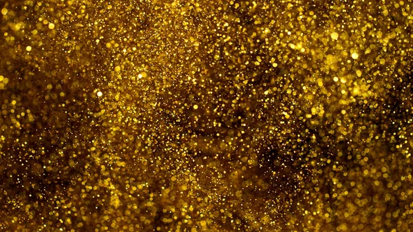 Golden bokeh abstrakcyjne bakterie. — Zdjęcie stockowe