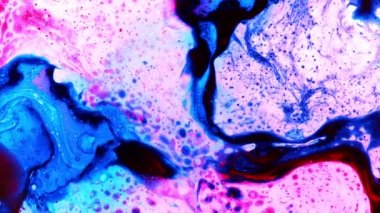 Soyut renkli sıvı arkaplan, süper yavaş çekim