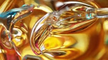 Soyut Renk Arkaplanının Süper Yavaş Çekimi.