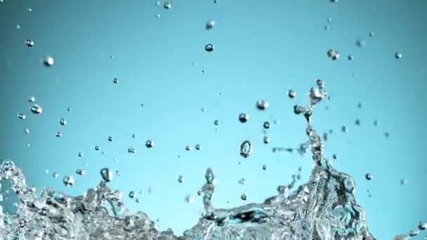 Super Slow Motion Shot de éclaboussure d'eau à 1000fps — Video