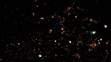 Bulanık ışıklarla havai fişek arka planı