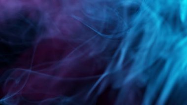 Neon Yumuşak Sisi Süper Yavaş Arkaplanda.