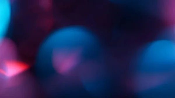 Abstract Bokeh Lights, Lens flares, Defocused Shining Colorful Neon Rays — Stock Photo, Image