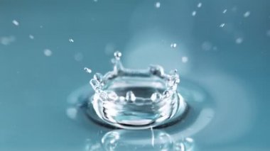 Süper Yavaş Su Düşürme Hareketi 1000fps