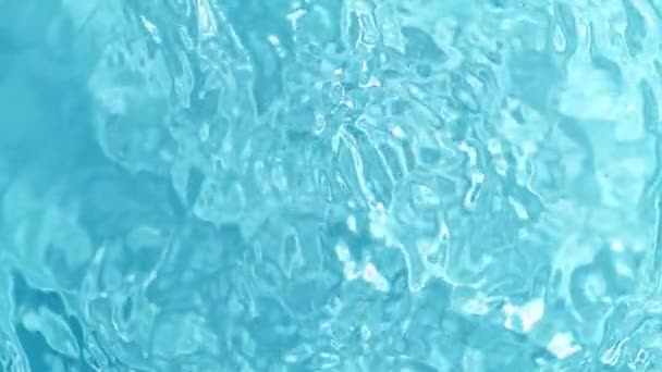 Super pomalý pohyb vodní hladiny při 1000fps — Stock video