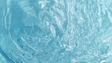 Süper Yavaş Hareket Vuruşu Su Sıçratma 1000fps