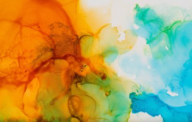 Soyut moda duvar kağıdı sanat eserleri. Mürekkep renkleri.