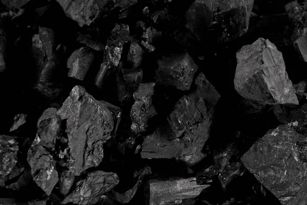Preto fundo textura de carvão — Fotografia de Stock