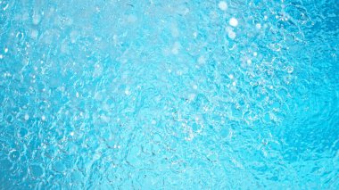 Mavi su yüzeyi arka plan, stüdyo çekimi