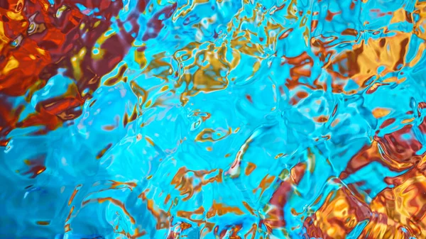 Farbige abstrakte Wasseroberfläche Hintergrund. — Stockfoto