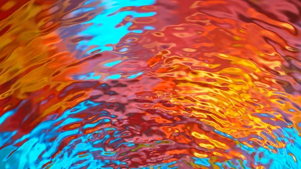 Sfondo colorato superficie astratta dell'acqua. — Foto Stock