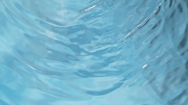 Fond de surface d'eau bleue, plan studio — Photo