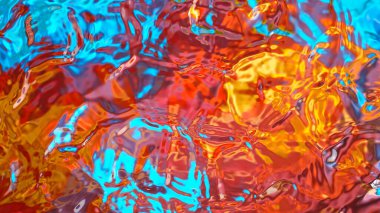 Renkli soyut su yüzeyi arkaplanı.