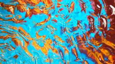 Renkli soyut su yüzeyi arkaplanı.