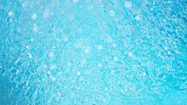 Fondo superficie blu dell'acqua, ripresa in studio — Foto Stock
