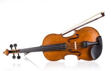 Violin in vintage style clipart