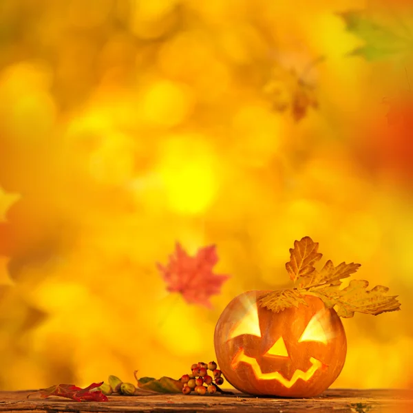 Spaventoso jack o lanterna halloween sfondo — Foto Stock