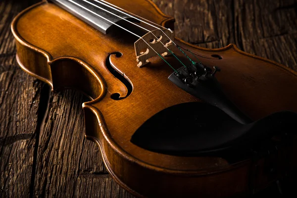 Violino in stile vintage — Foto Stock