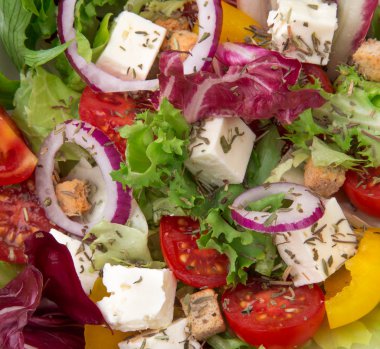 taze lezzetli salata