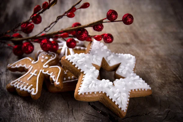 Galletas tradicionales de jengibre — Foto de Stock