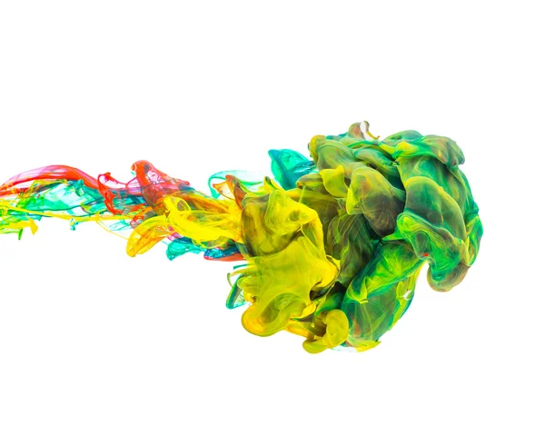 Colorful ink in water — Stock Photo, Image