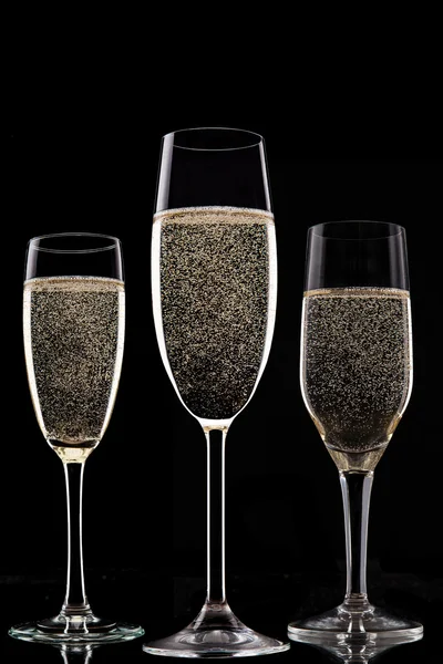 Келихи шампанського — стокове фото