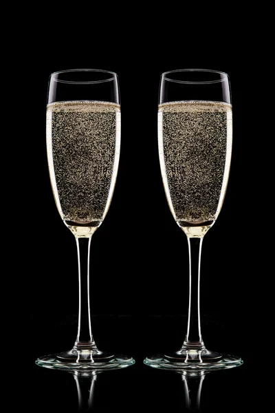 Champagneglas — Stockfoto