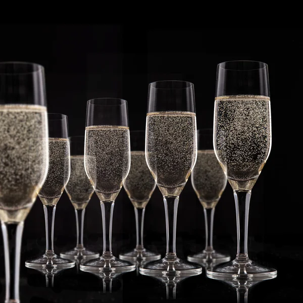 Champagneglas — Stockfoto