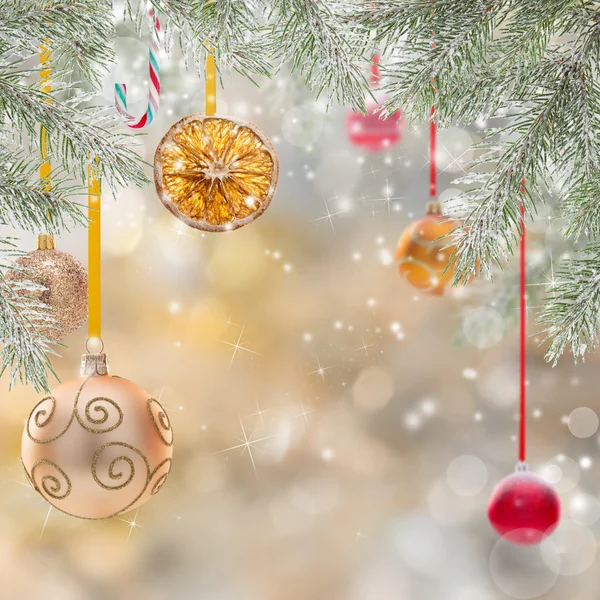 Abstrakter weihnachtlicher Hintergrund — Stockfoto