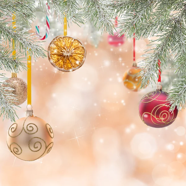 Abstrakter weihnachtlicher Hintergrund — Stockfoto