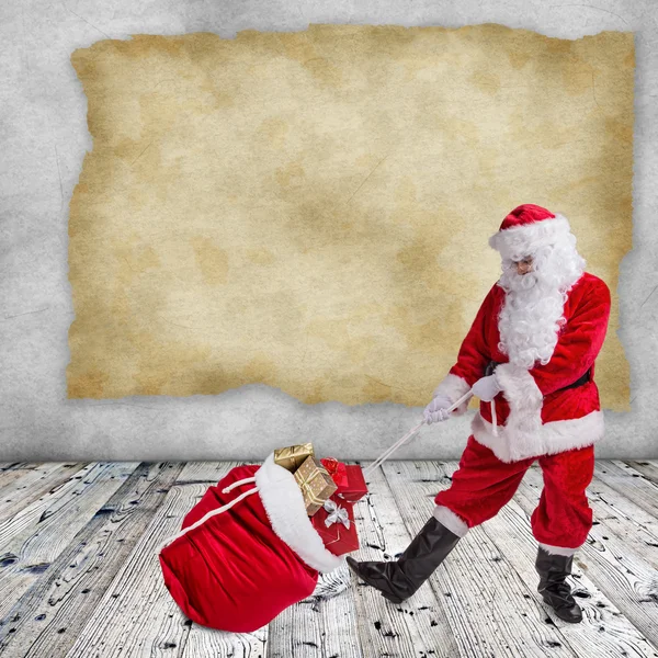 Foto von Weihnachtsmann mit Brille. — Stockfoto