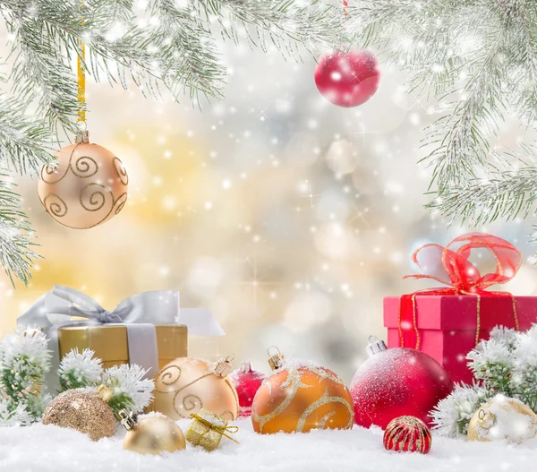 Abstrakter weihnachtlicher Hintergrund — Stockfoto