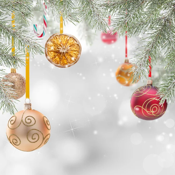 Abstrakter weihnachtlicher Hintergrund — Stockfoto