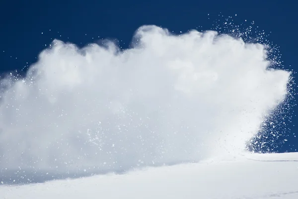 สกีในภูเขาสูง — ภาพถ่ายสต็อก