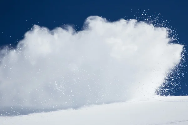 Skier in high mountains Royalty Free Stock Images