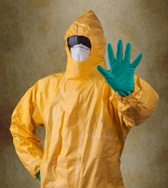Koruyucu elbise, ebola kavramı olan bilim adamı.