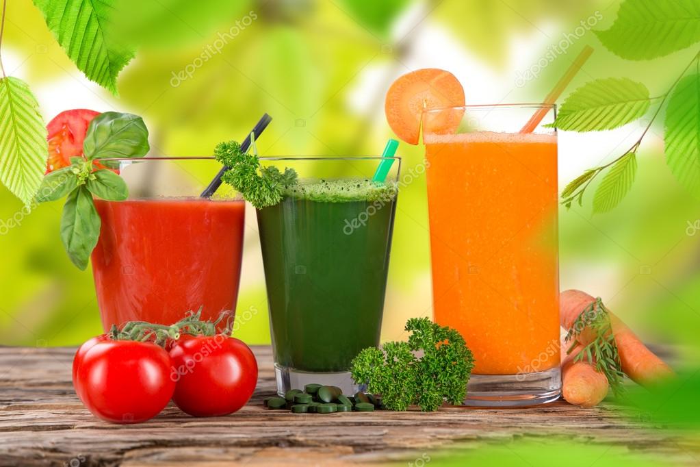 Fresh fruit juice, healthy drinks. Stock Photo by ©Kesu01 61877409