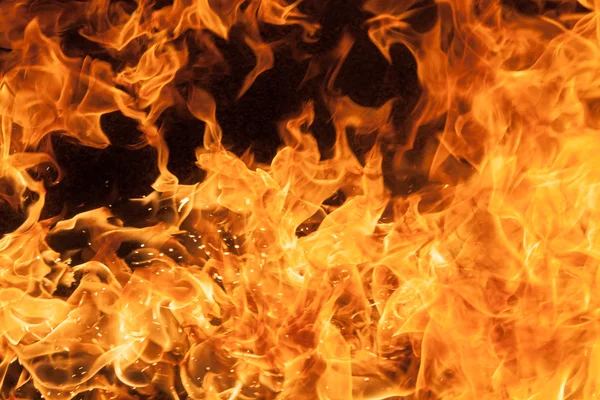 Beautiful stylish fire flames — Stock Photo, Image