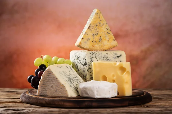 Vari tipi di formaggio — Foto Stock