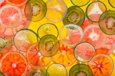 dilimlenmiş meyve arka plan