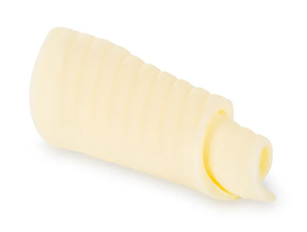 Curls of fresh butter — Stock Photo, Image