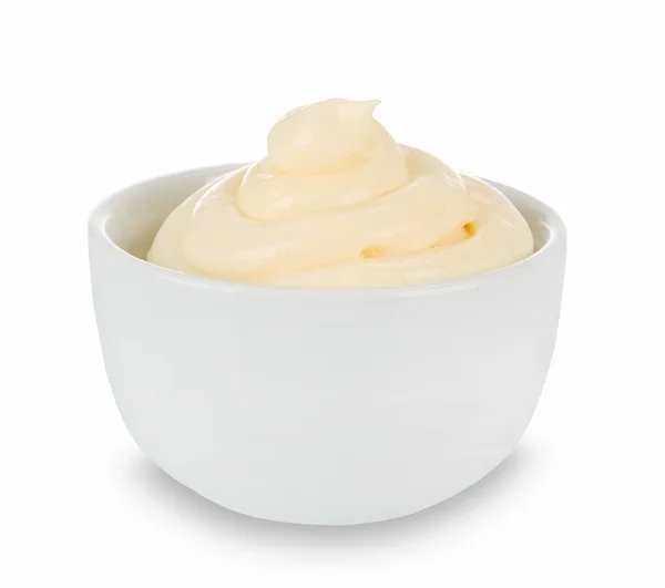 Mayonnaise in bowl — Stock Photo, Image