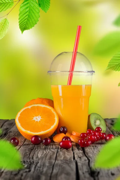 Succo fresco mix di frutta — Foto Stock