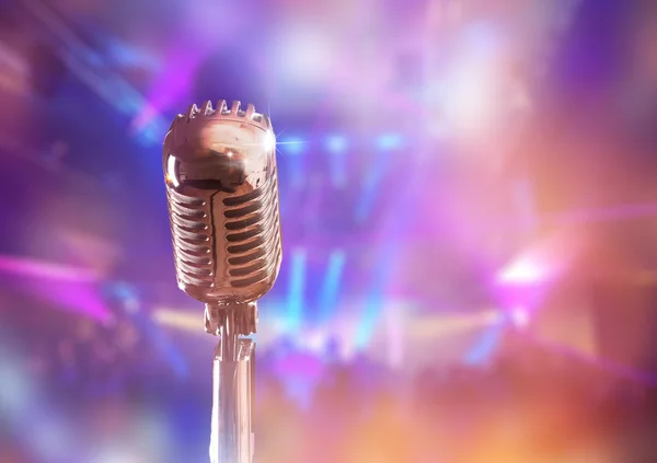 Retro microphone — Stock Photo, Image