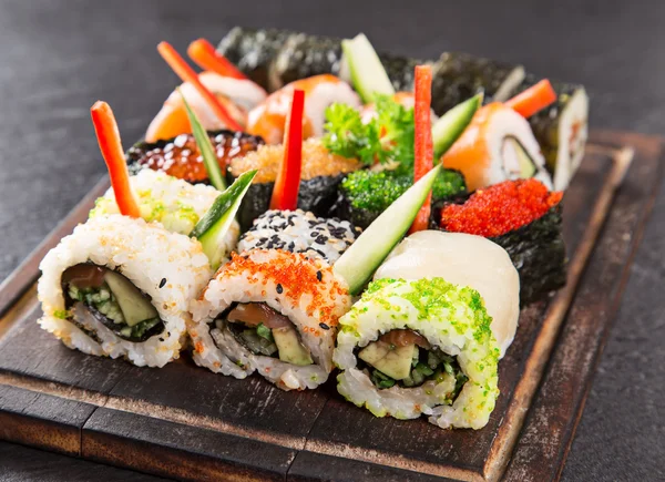 Set di sushi ai frutti di mare giapponesi — Foto Stock